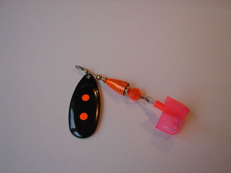 Picture of Candy Orange Black Dots #200